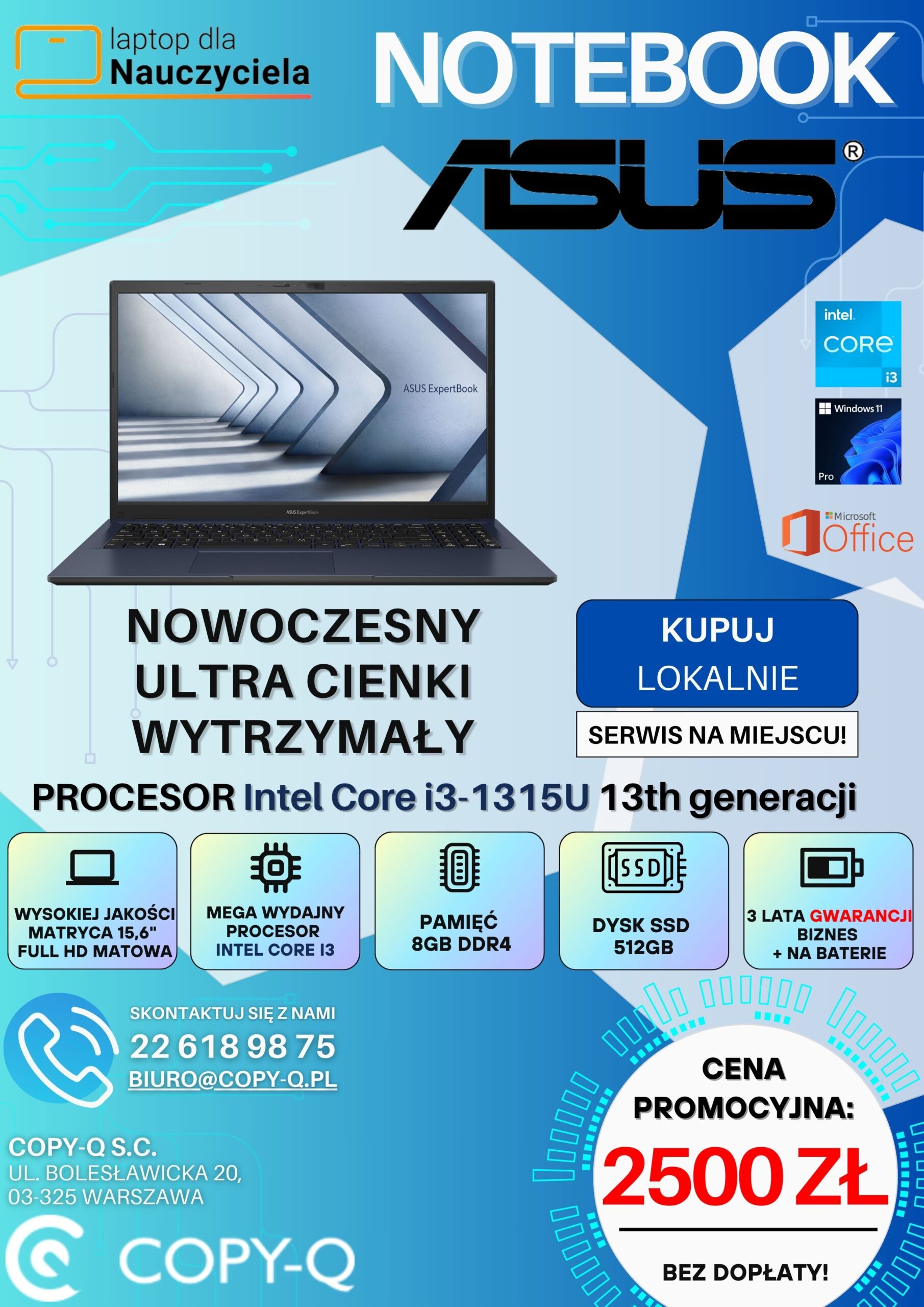 Laptop dla Nauczyciela